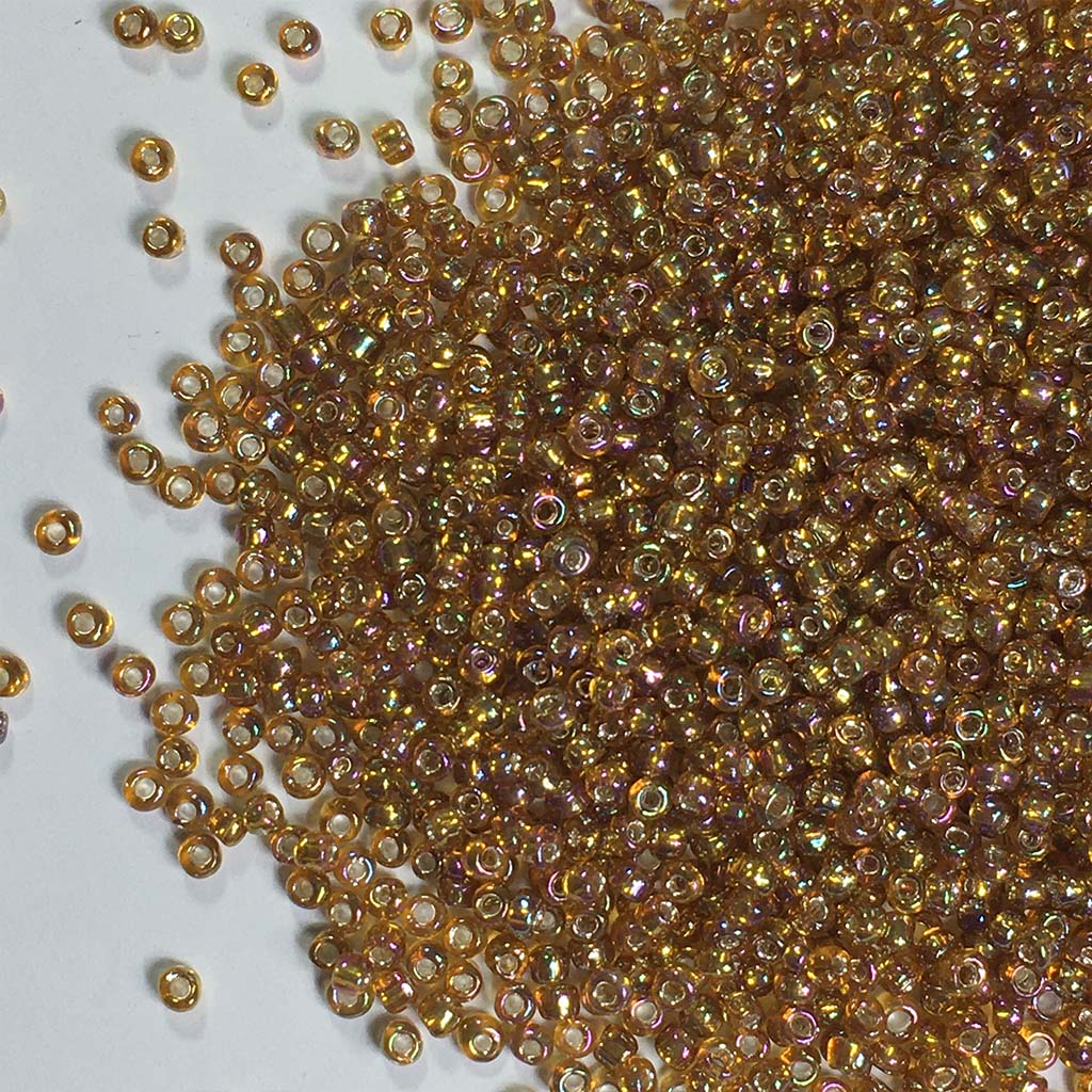 Glass Seed Beads 2MM 12/0 Multicolor with Gold Shade (25grams) - Aari &  Embroidery Materials Online shop