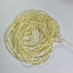 3MM Drop Shape Beads Pearl Cream Color 1Bunch (12 line)