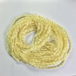 3MM Eye Shape Beads Pearl Cream Color 1Bunch (12 line)