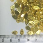 Gold Color Stone 8mm x 5mm 10grams - Image 2