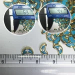 Crescent or Moon Shape Framed Kundan Stone 6x4mm (10 grams) - Image 10