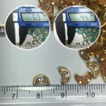 Crescent or Moon Shape Framed Kundan Stone 6x4mm (10 grams) - Image 6
