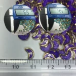 Crescent or Moon Shape Framed Kundan Stone 6x4mm (10 grams) - Image 9