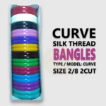 Plastic Bangles Curve Type 2-8 2cut 1Box