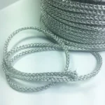 Silver Color  Dori Lace For Blouse 1 Meter