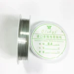 Silver Color Wire Size 0.4 for Jewellery Making Pack of 1