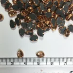 Kundan Stone Flat Back Framed Drop Shape 6mmX4mm Color Copper (25 Grams) - Image 2