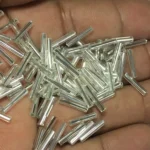Pipe or Bugle Glass Beads Silver or White Color (25grams) - Image 2