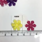 16mm Mixed Color Clear Flower Shape Brooch Material or Charms (10grams) - Image 3