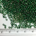 Glass Seed or Sugar Beads Size 2mm Green Color (Astar Brand) 25 Grams - Image 2