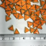 Matt Kundan (Framed) Stones Triangle Shape 4MM (Orange) 10grams - Image 3
