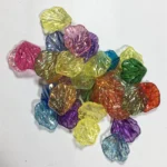 Mixed Color Transparent  Petal or Shell Beads Brooches Material Accessories (10 Grams)