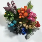 Artificial Pollen Flower for Jewelry Making (Mixed Colors) 1bunch - Image 2