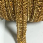 Gold Color Stone Lace No.18115 (1Meter)