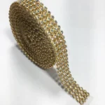 Gold Color Stone Sheet 4-Lines For Making jewelry and Stitching