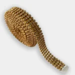 Gold Color Stone Sheet 4-Lines For Making jewelry and Stitching