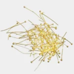 Gold plated flexible ball pins - pollen or fuse pin (28mm length)