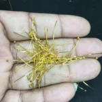 Gold plated flexible ball pins - pollen or fuse pin (28mm length) - Image 2