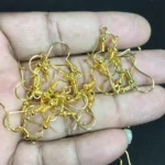 Golden Earring Hook for Jewelry Making (10Grams) - Image 2