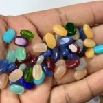 Tablet bead Oval shape Mixed Color (20grams) Size 10-7-4mm - Image 2