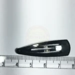 12 PCS Hair Tic Tac Clips - Black Color 1.5inch - Image 3