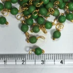 Green Color Pearl Loreal Beads (10grams) - Image 3