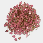 Matt Kundan (Framed) Stones Drop Shape 4mmx6mm Pink Color (10grams)