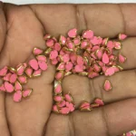 Matt Kundan (Framed) Stones Drop Shape 4mmx6mm Pink Color (10grams) - Image 2