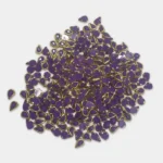 Matt Kundan (Framed) Stones Drop Shape 4mmx6mm Violet Color (10grams)