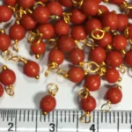 Red Color Pearl Loreal Beads (10grams) - Image 3