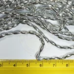 Eye Shape Beads 3MM Color Silver 1Bunch (12 Line) - Image 3