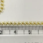Pearl Chain White Color Gold Base Size No.14PP (1Meter) - Image 2