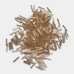 Pipe or Bugle Glass Beads Rose Gold or Copper Color (25grams)