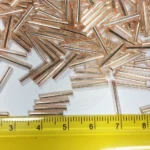 Pipe or Bugle Glass Beads Rose Gold or Copper Color (25grams) - Image 3