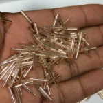Pipe or Bugle Glass Beads Rose Gold or Copper Color (25grams) - Image 2