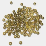 Rhinestone Crystal Spacer Beads – Gold Plated (5mm, 100 pcs)
