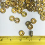 Rhinestone Crystal Spacer Beads – Gold Plated (5mm, 100 pcs) - Image 3