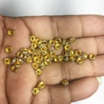 Rhinestone Crystal Spacer Beads – Gold Plated (5mm, 100 pcs) - Image 2