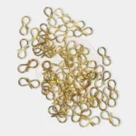 S Hook Golden Color 14mm x 6mm (10 grams)