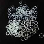 Round Silver Coated Jump Ring 5mm (10grams)