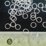 Round Silver Coated Jump Ring 5mm (10grams) - Image 3