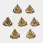 Antique Gold Lakshmi Metal Pendants for Jewellery & Craft Making - 1piece