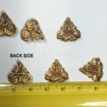 Antique Gold Lakshmi Metal Pendants for Jewellery & Craft Making - 1piece - Image 3