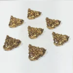Antique Gold Lakshmi Metal Pendants for Jewellery & Craft Making - 1piece - Image 4