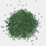 Cut Beads or Cutdana-2mm Green Color (25 grams)