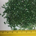 Cut Beads or Cutdana-2mm Green Color (25 grams) - Image 2