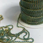 Stone Chain - Sky Blue Color Size No.14PP (1Meter)