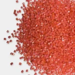 Matt Finish Cut Beads or Cutdana-2mm Orange Color (25 grams)