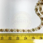 Pearl Chain and Gold Color Stone With Gold Base Size No.24PP (1Meter) - Image 3