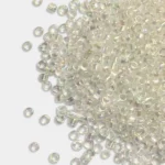 3MM Glass Sugar Beads White Color - Pack of 25grams